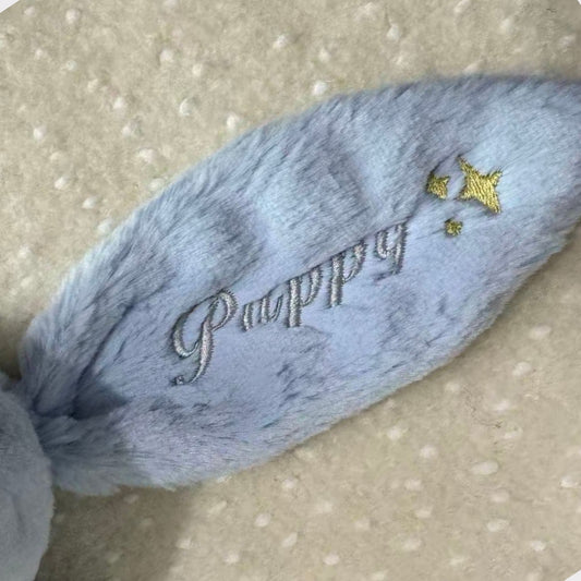 Personalised Jellycat Bashful Bunny - Blue Colour