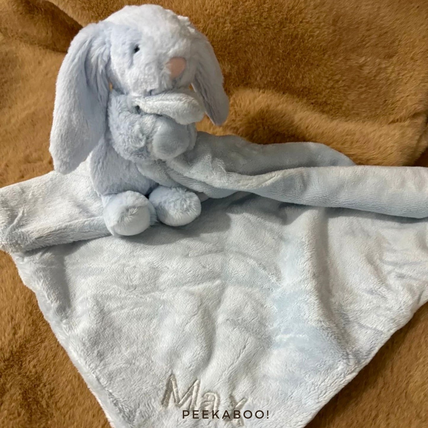 Personalised-Bashful-Blue-Bunny-Soother-Photo-Peekaboo