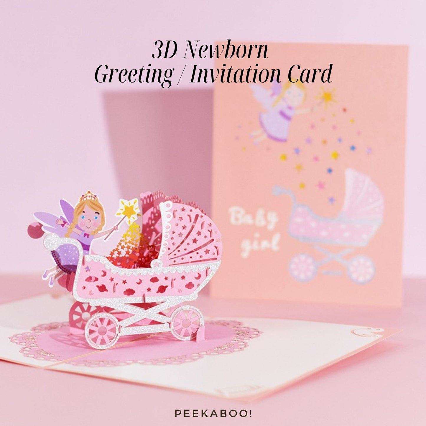 3D-Newborn-Greeting-Invitation-Card-Girl-Peekaboo-Baby-And-Kids
