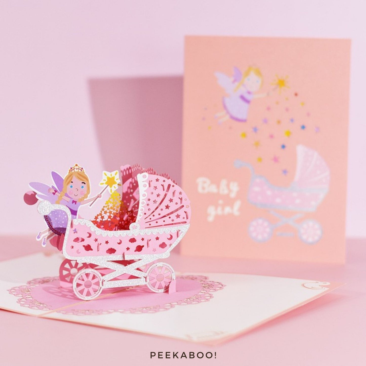 3D-Newborn-Greeting-Invitation-Card-Girl-cover-Peekaboo