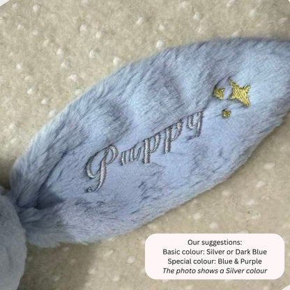 Personalised Jellycat Bashful Bunny - Blue Colour