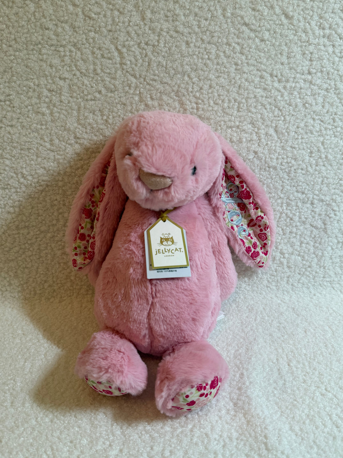 Personalised Jellycat Blossom Luxe Bunny - Blushkin