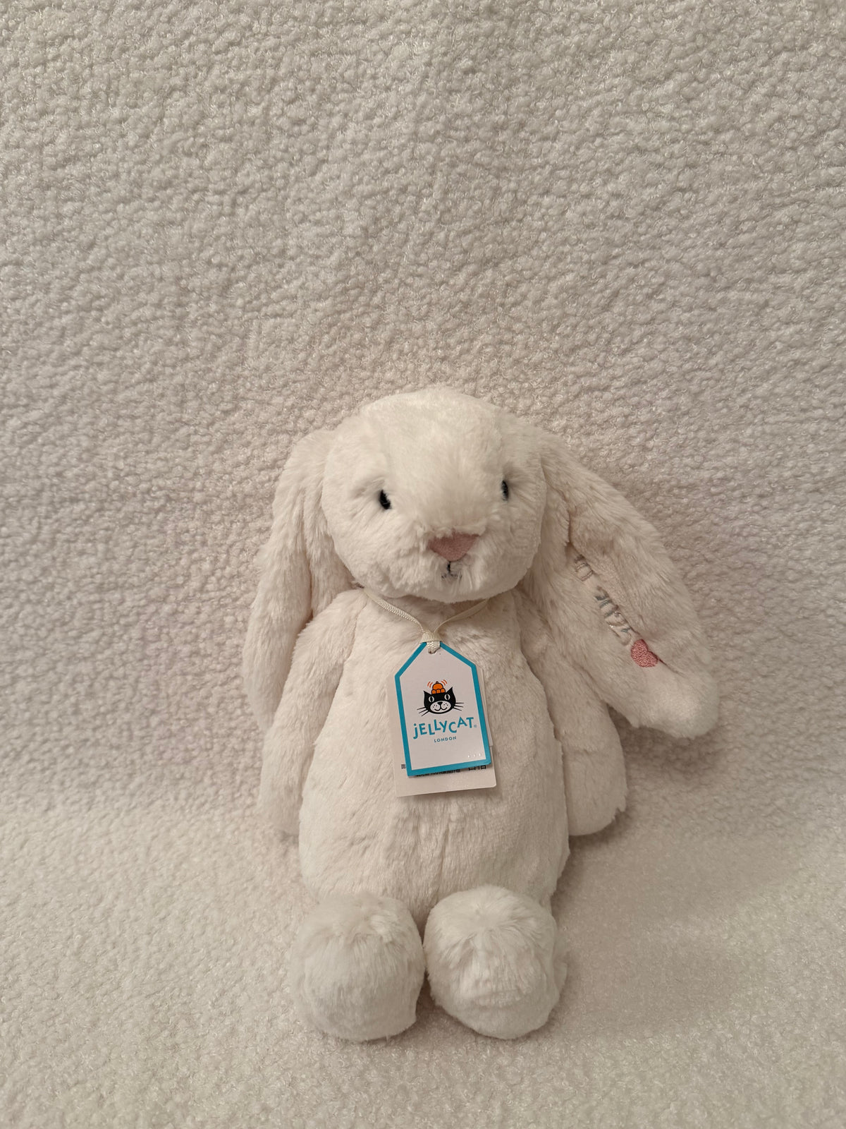Personalised Jellycat Bashful Bunny - Cream Colour