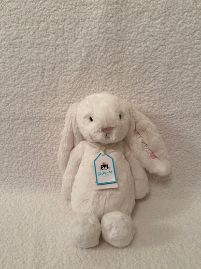 Personalised Jellycat Bashful Bunny - Cream Colour