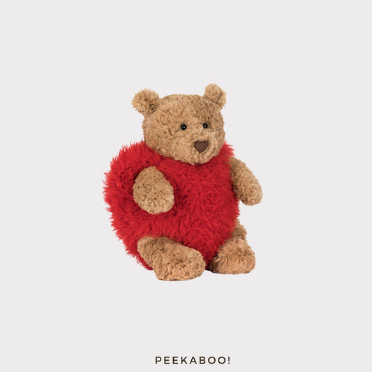 Jellycat-Bartholomew-Bear-Heartthrob-cover-Peekaboo