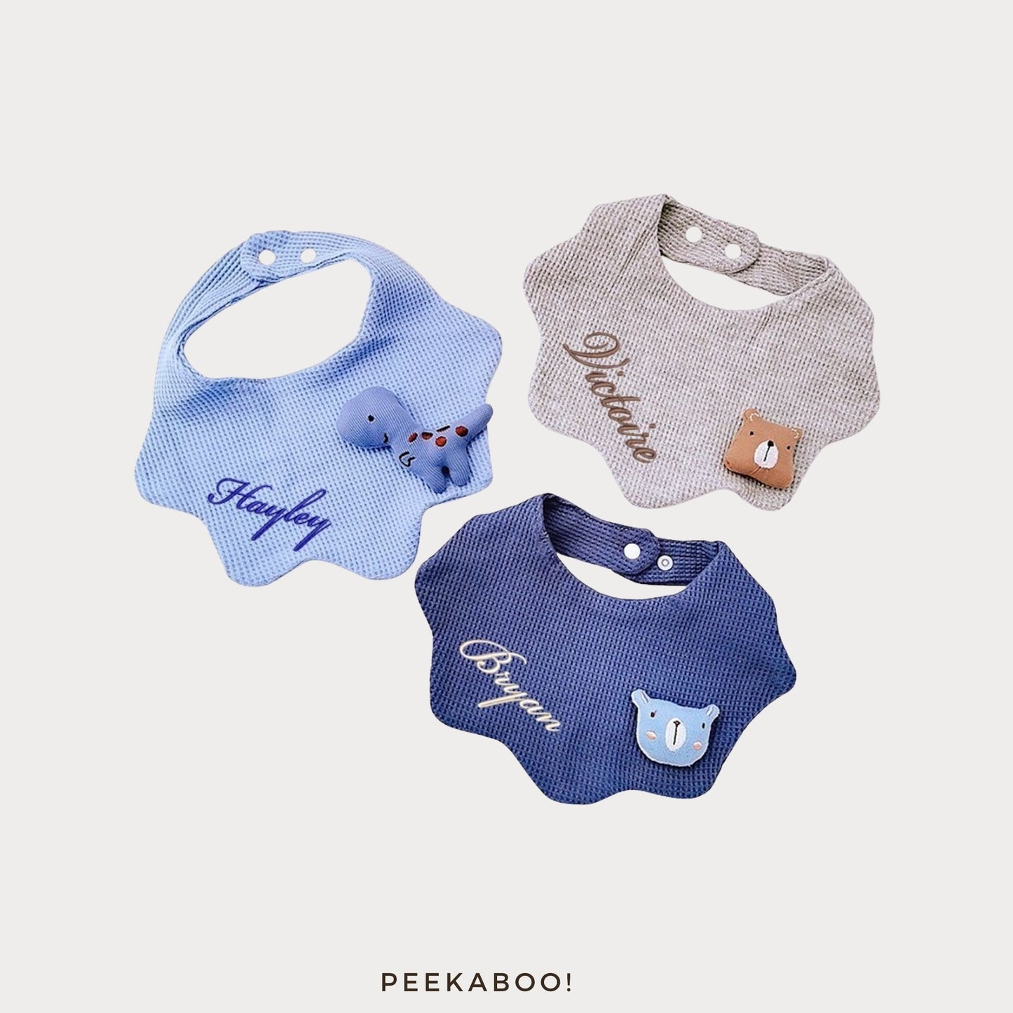 Personalised-Baby-Bib-Embroidery-Cover-Peekaboo