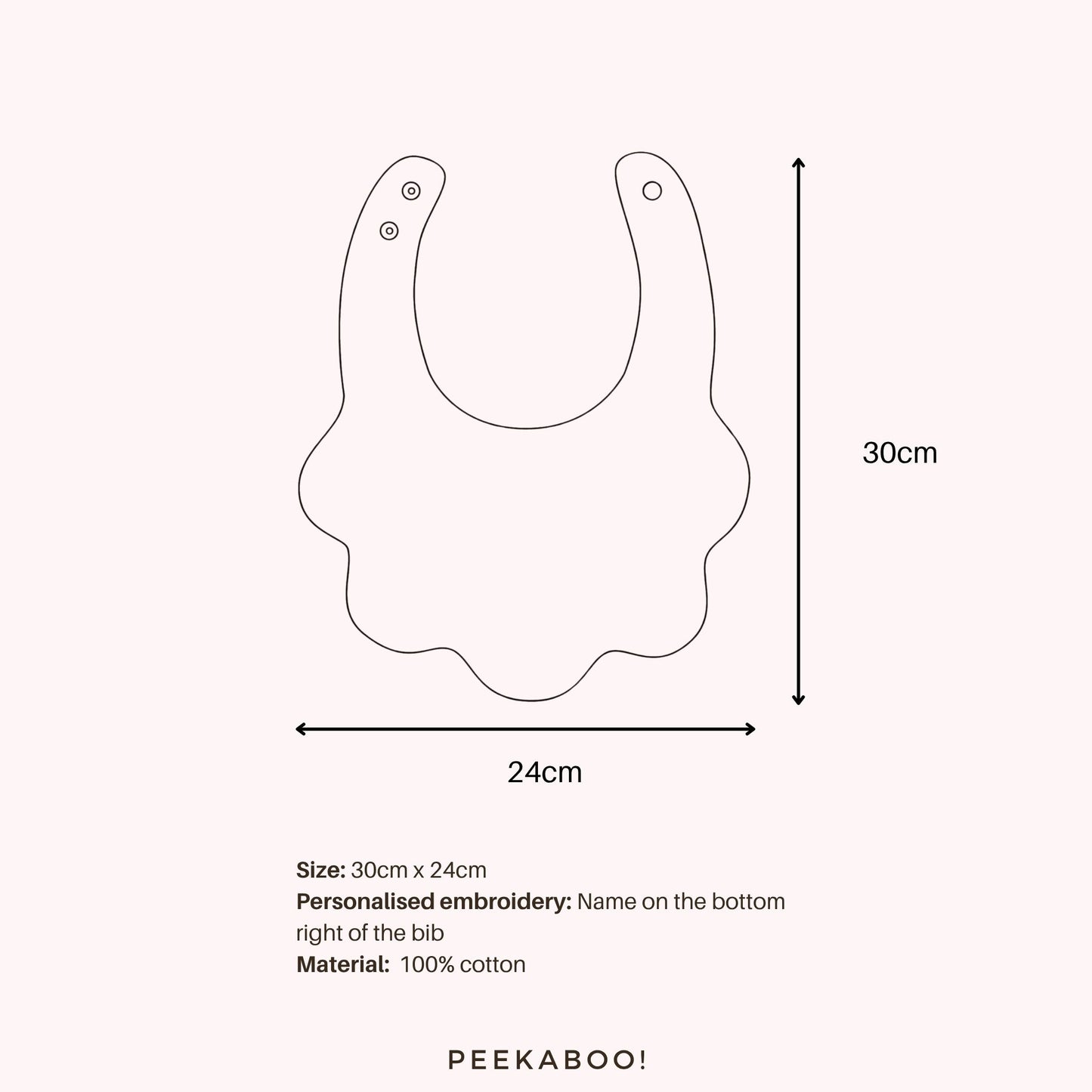 Personalised-Baby-Bib-Size-Peekaboo-Baby-And-Kids