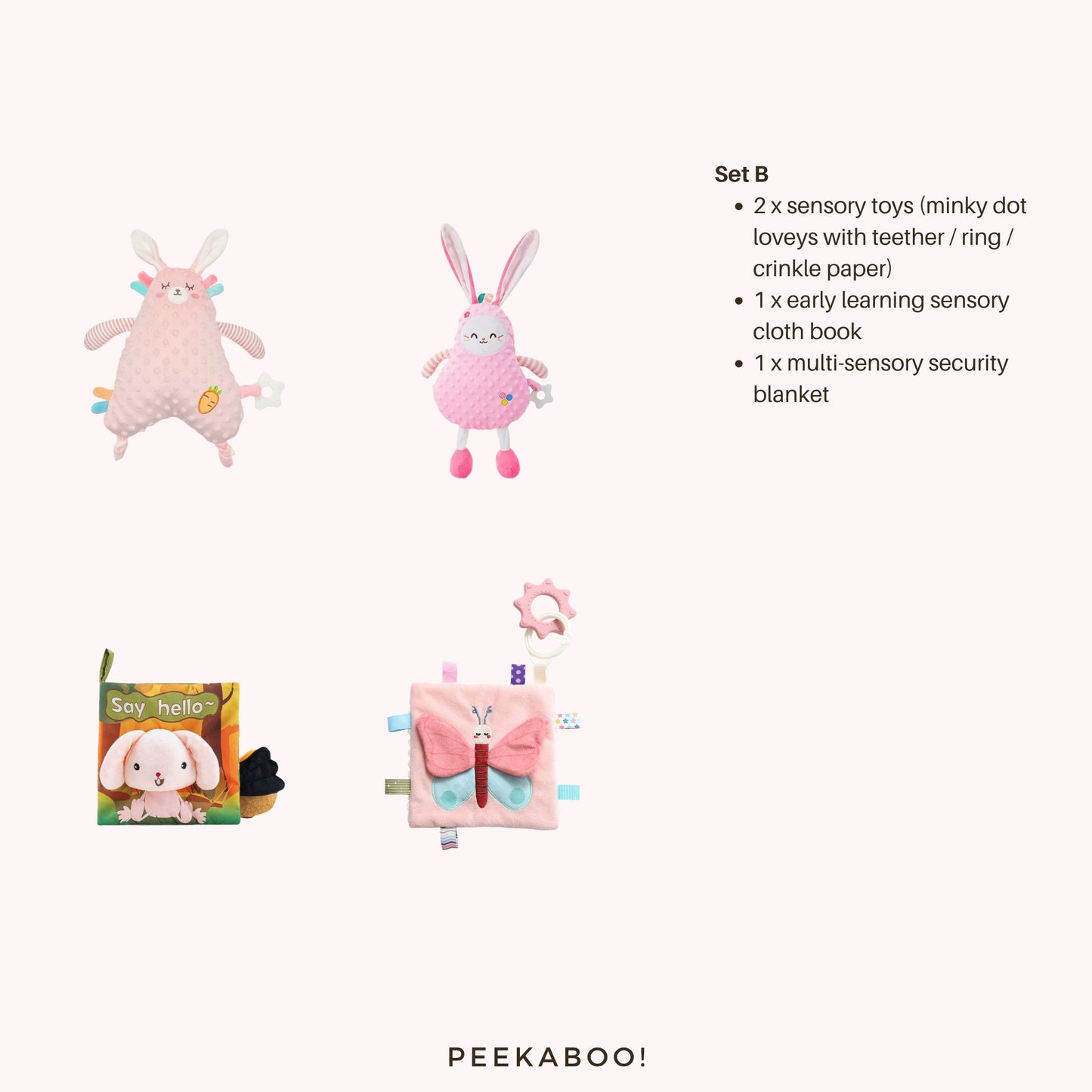 Personalised-Baby-Early-Development-Bunny-Giftset-SetB-non-personalisation-Details-Peekaboo