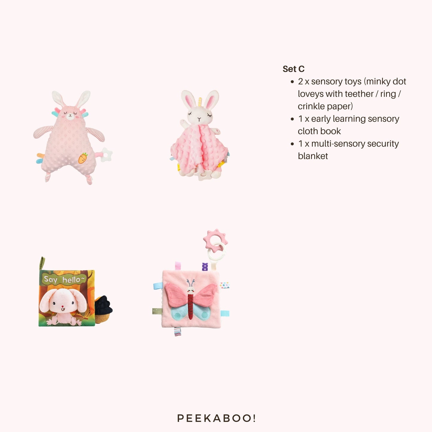 Personalised-Baby-Early-Development-Bunny-Giftset-SetC-non-personalisation-Details-Peekaboo