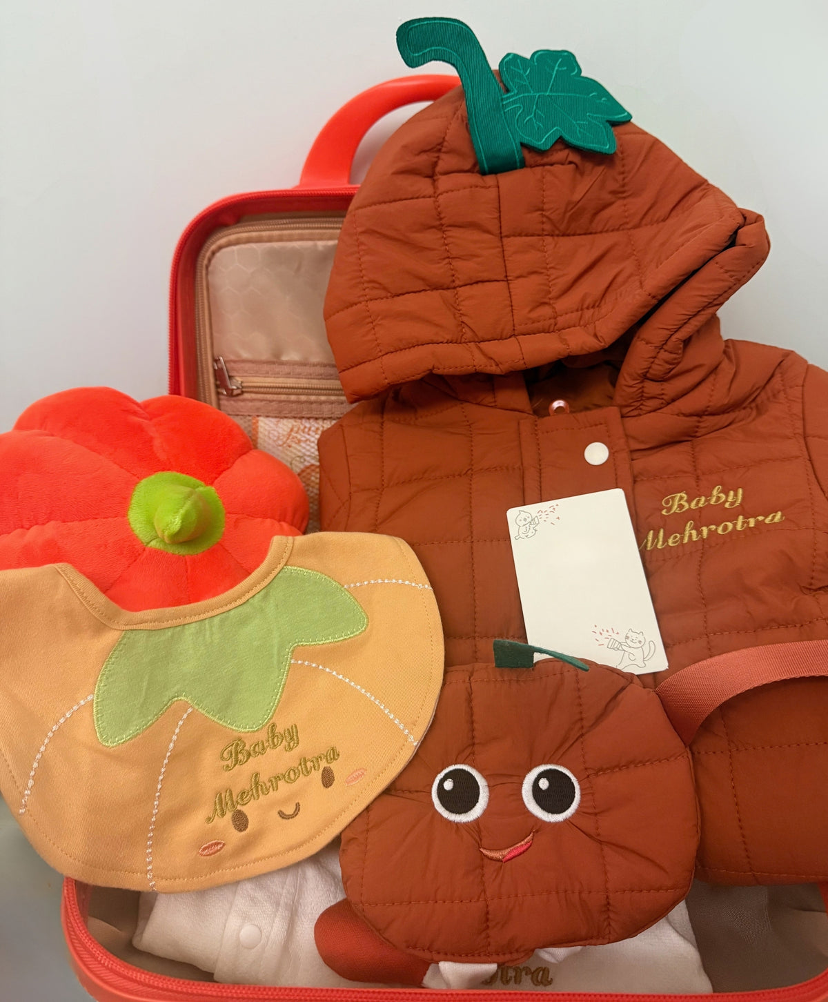 Personalised Baby Essential All-in-one Gift Set - Halloween