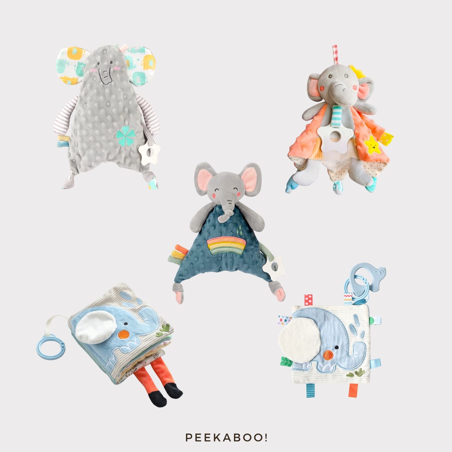 Personalised-Baby-Early-Development-Elephant-Giftset-Cover-Peekaboo