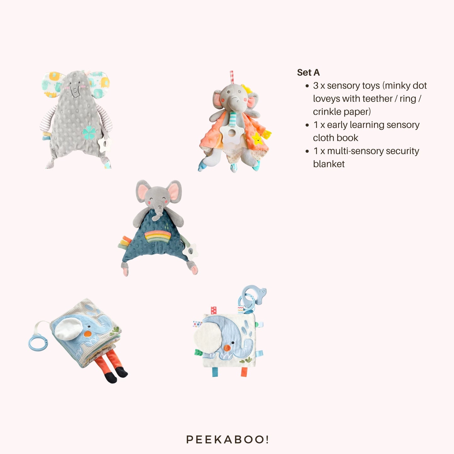 Personalised-Baby-Early-Development-Elephant-Giftset-SetA-non-personalisation-Details-Peekaboo