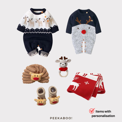 Personalised-Baby-Essential-All-in-one-Gift-Set-Christmas-reindeer-set-E-nonpersonalisation