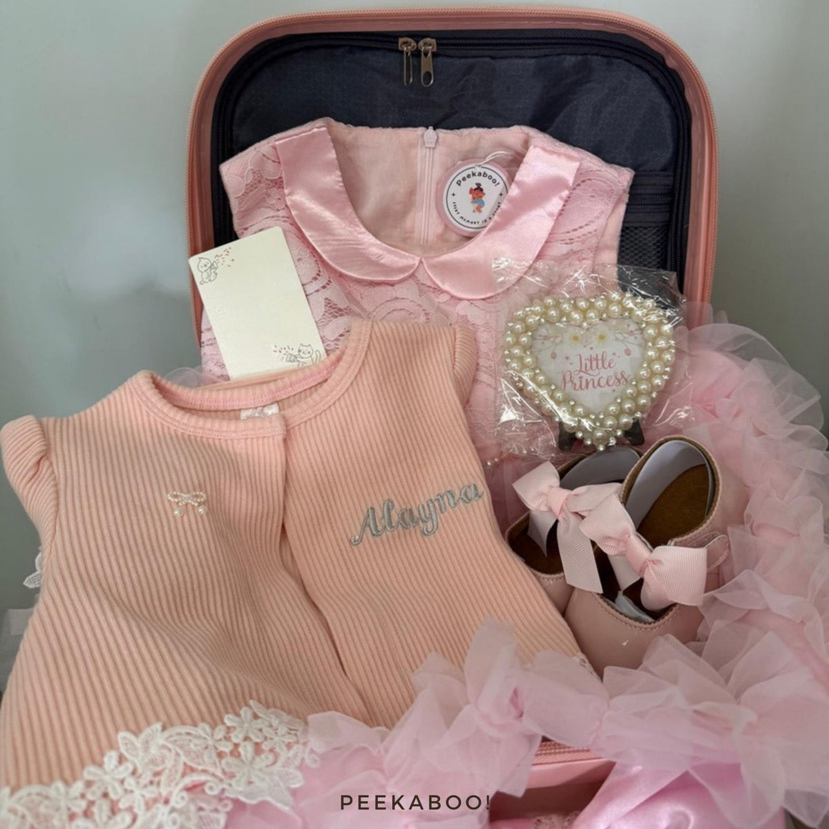 Personalised Baby Essential All-in-one Gift Set - Winter Little Princess