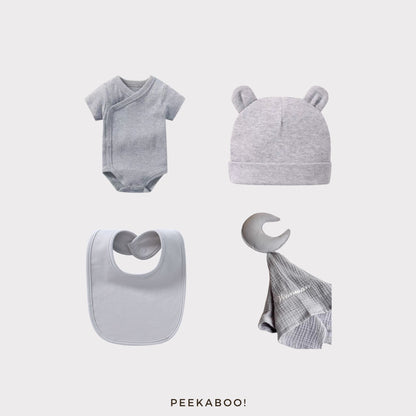 Personalised-Baby-Essential-Giftset-Grey-Cover-Peekaboo