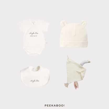 Personalised-Baby-Essential-Giftset-White-Cover-Peekaboo