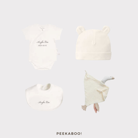 Personalised-Baby-Essential-Giftset-White-Cover-Peekaboo