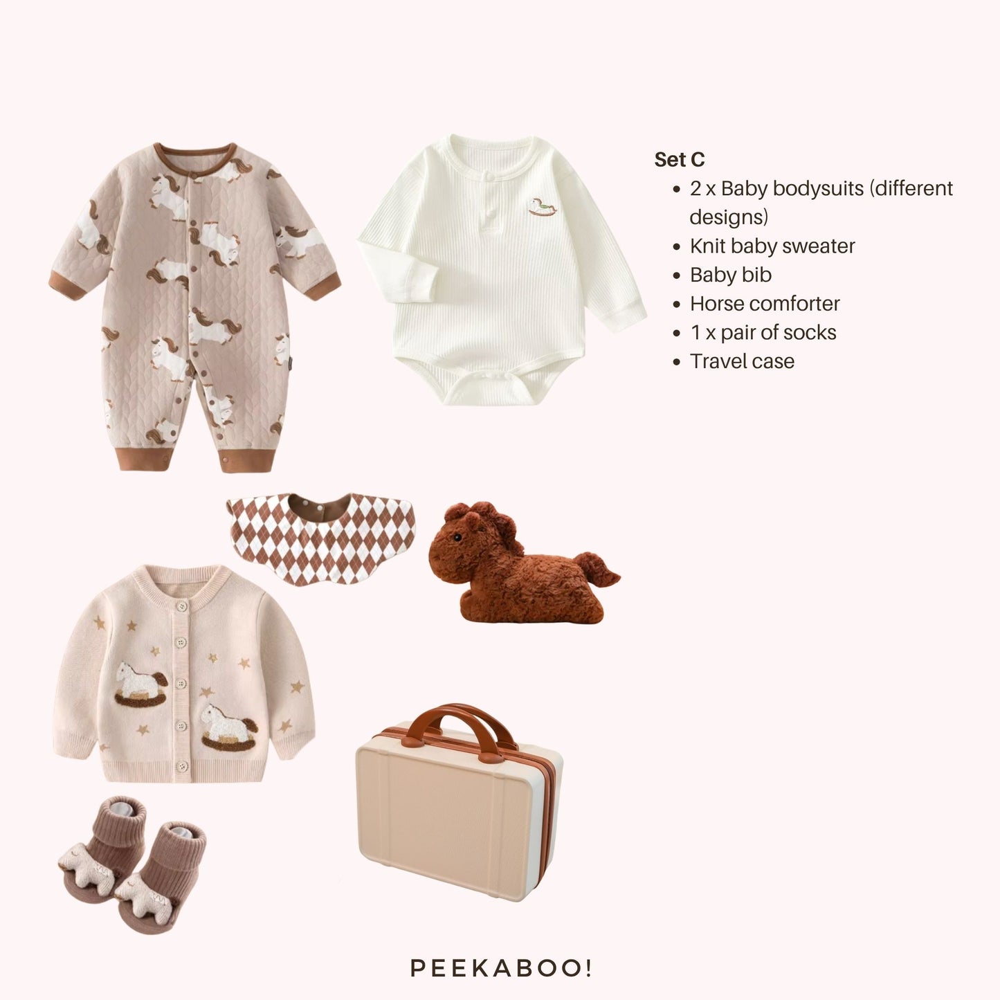Personalised-Baby-Essential-Horse-Giftset-SetC-nonpersonalisation