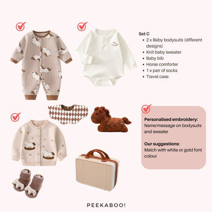 Personalised-Baby-Essential-Horse-Giftset-SetC-personalisation