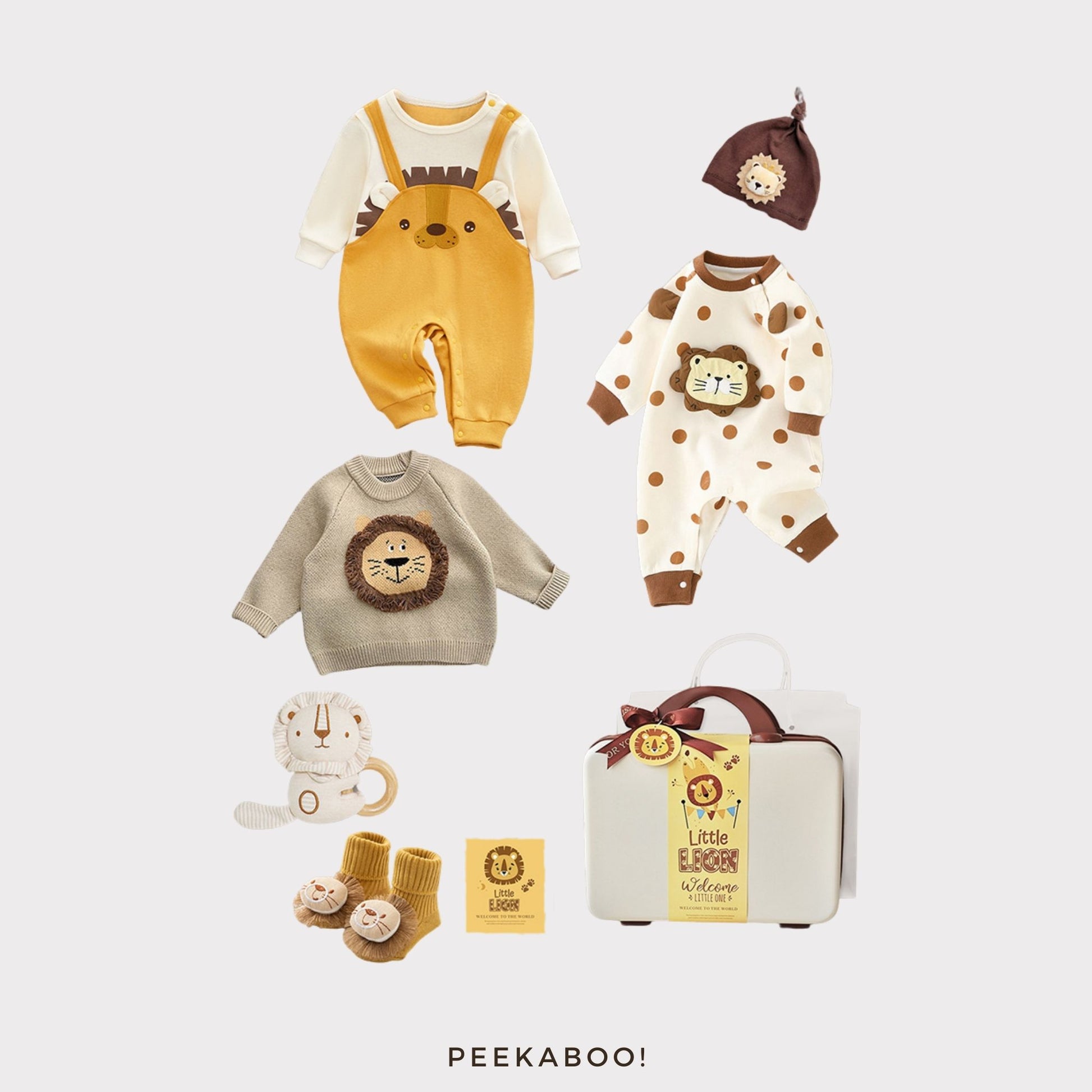 Personalised-Baby-Essentials-Lion-Giftset-Cover2-Peekaboo