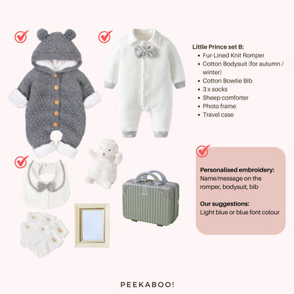 Personalised-Baby-Essentials-Royal-Banquet-Giftset-Prince-SetB-personalisation