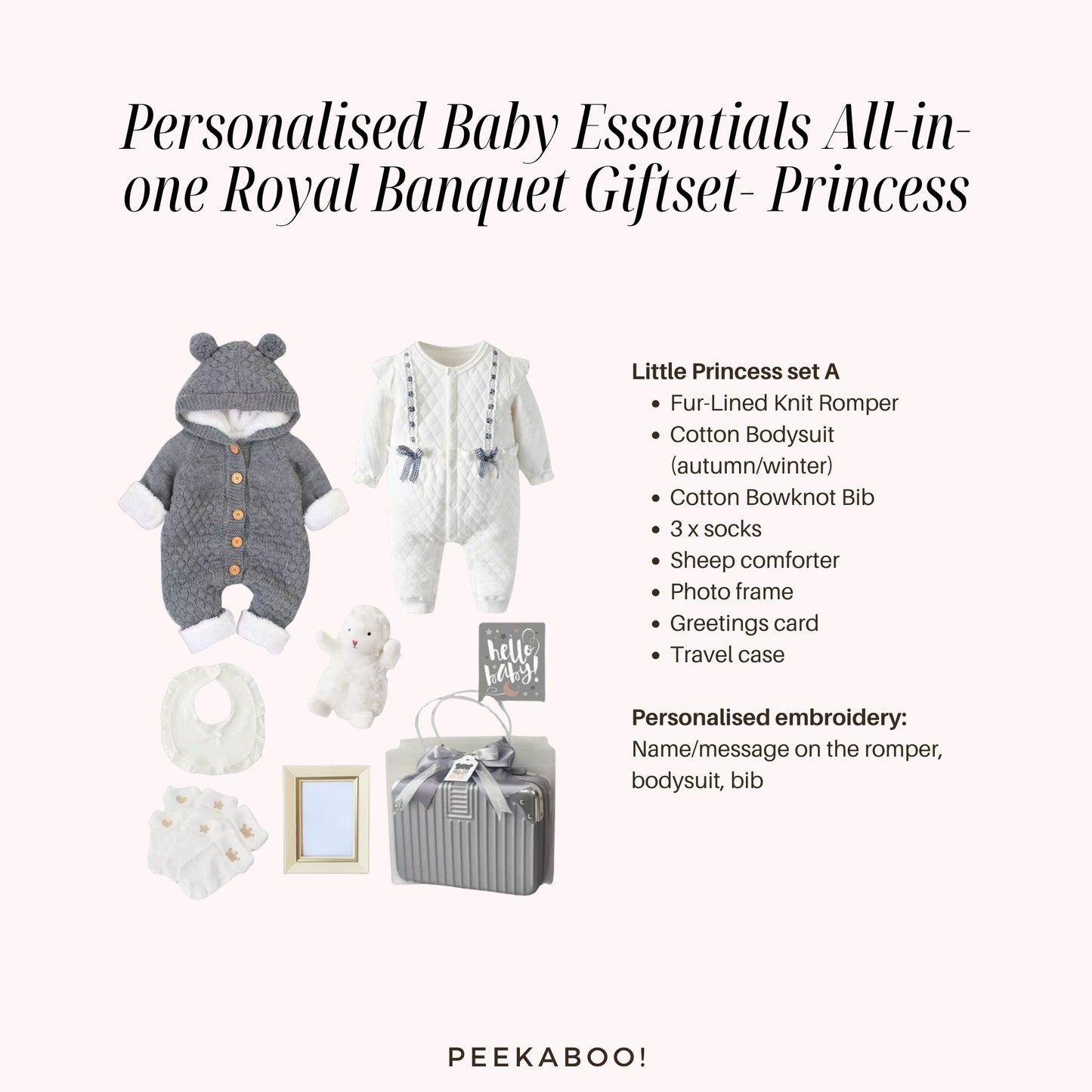 Personalised-Baby-Essentials-Royal-Banquet-Giftset-Princess-SetA