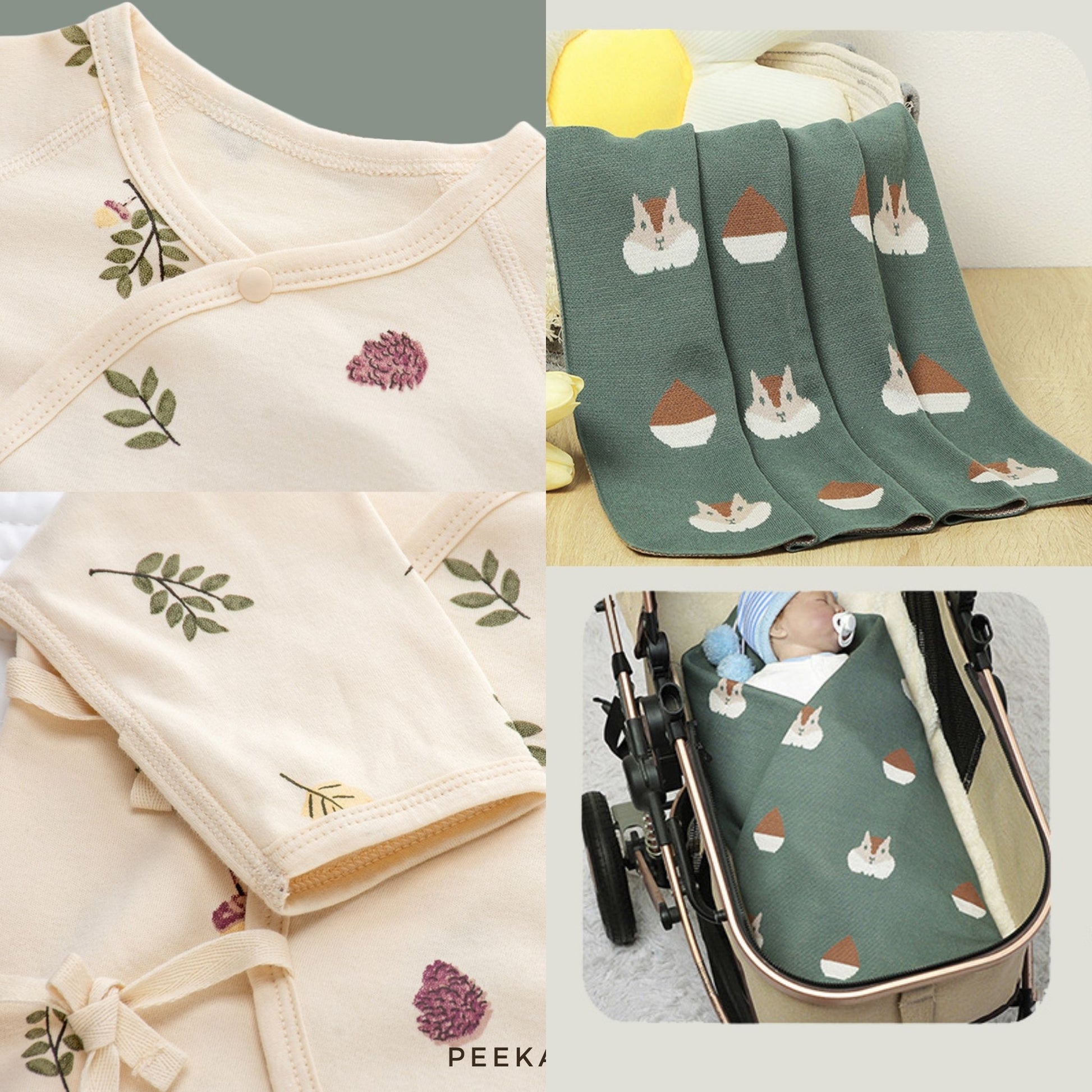 Personalised-Baby-Essentials-Squirrel-Giftset-Blanket