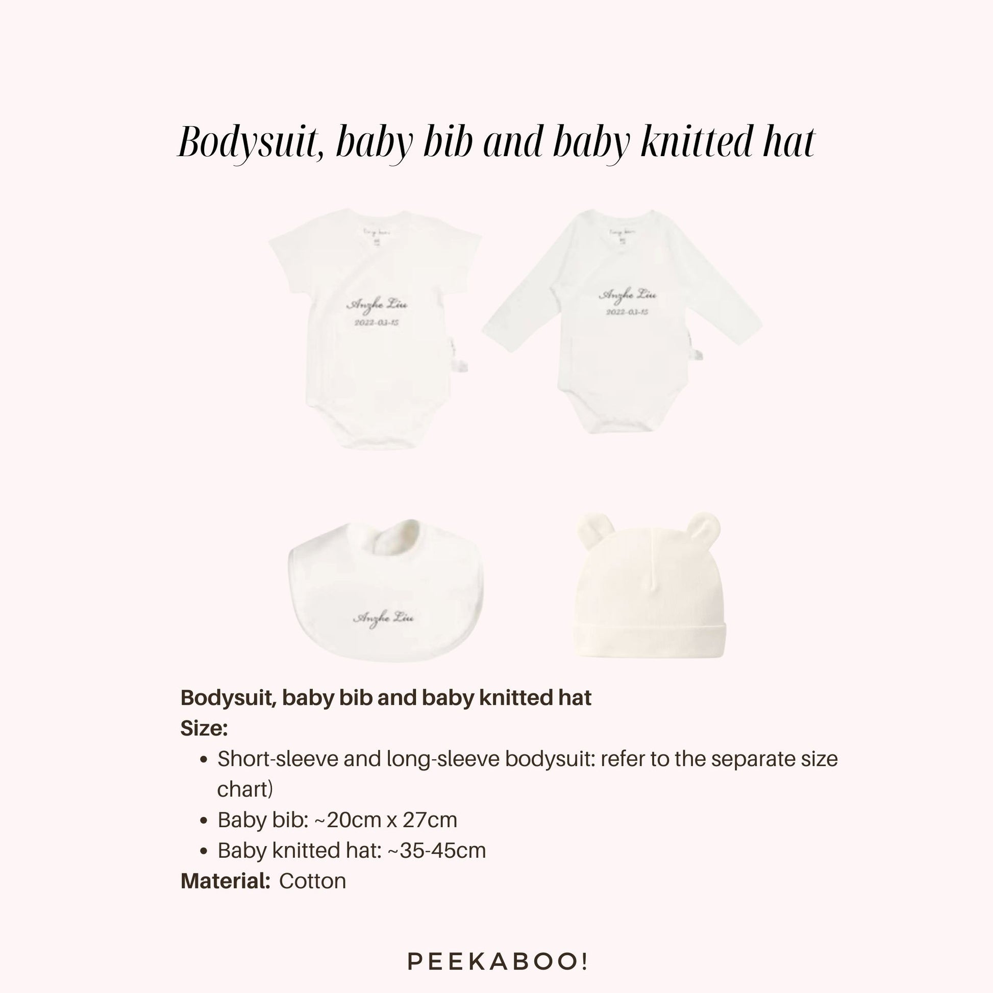 Personalised-Baby-Giftset-Bodysuit-Bib-White-Details-Peekaboo