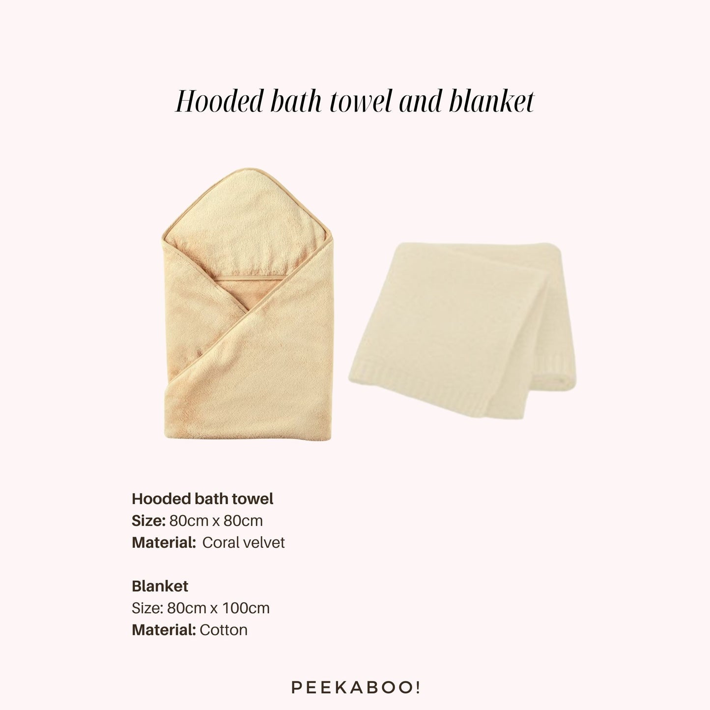 Personalised Jellycat Newborn Baby Welcome Gift Set - Beige Bear