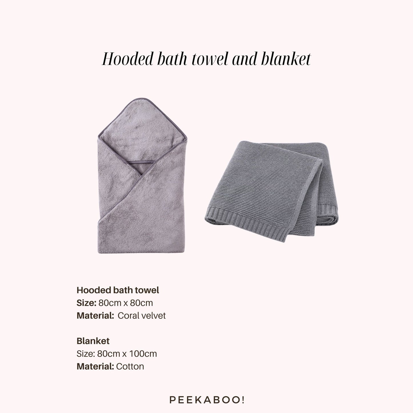 Personalised-Baby-Giftset-Towel-Blanket-Grey-Details-Peekaboo