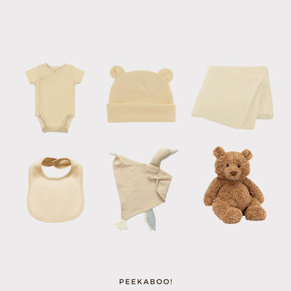 Personalised Jellycat Baby Shower Gift Set - Beige Bear