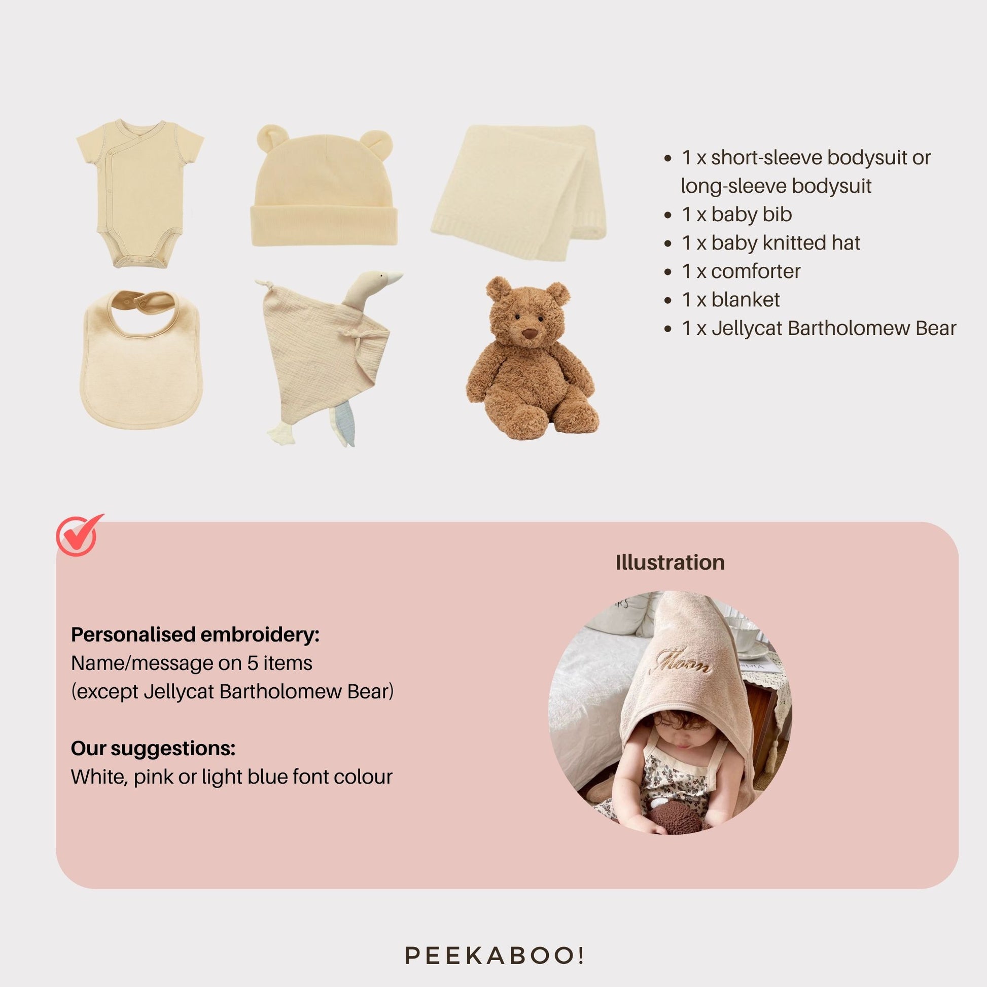 Personalised-Baby-Shower-Giftset-Beige-Bunny-Detils-Peekaboo-personalisation_2
