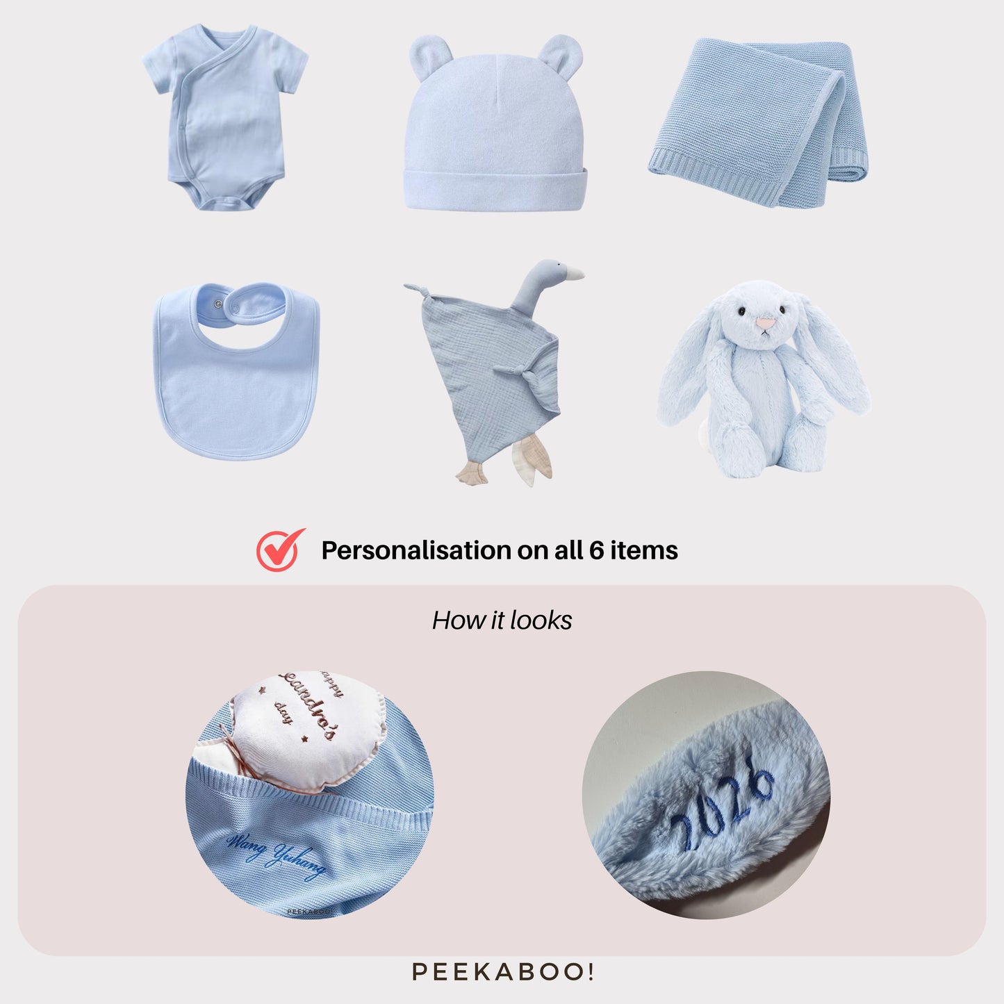 Personalised-Baby-Shower-Giftset-Blue-Jellycat-Details-Peekaboo-jellycat-personalisation