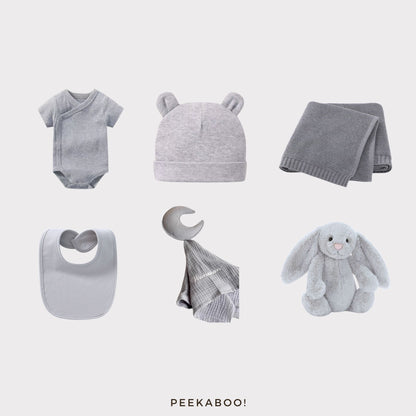 Personalised-Baby-Shower-Giftset-Grey-Cover-Peekaboo
