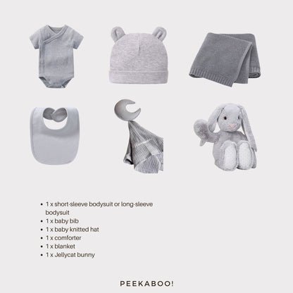 Personalised-Baby-Shower-Giftset-Grey-Intro-Peekaboo-normal-nonpersonalisation