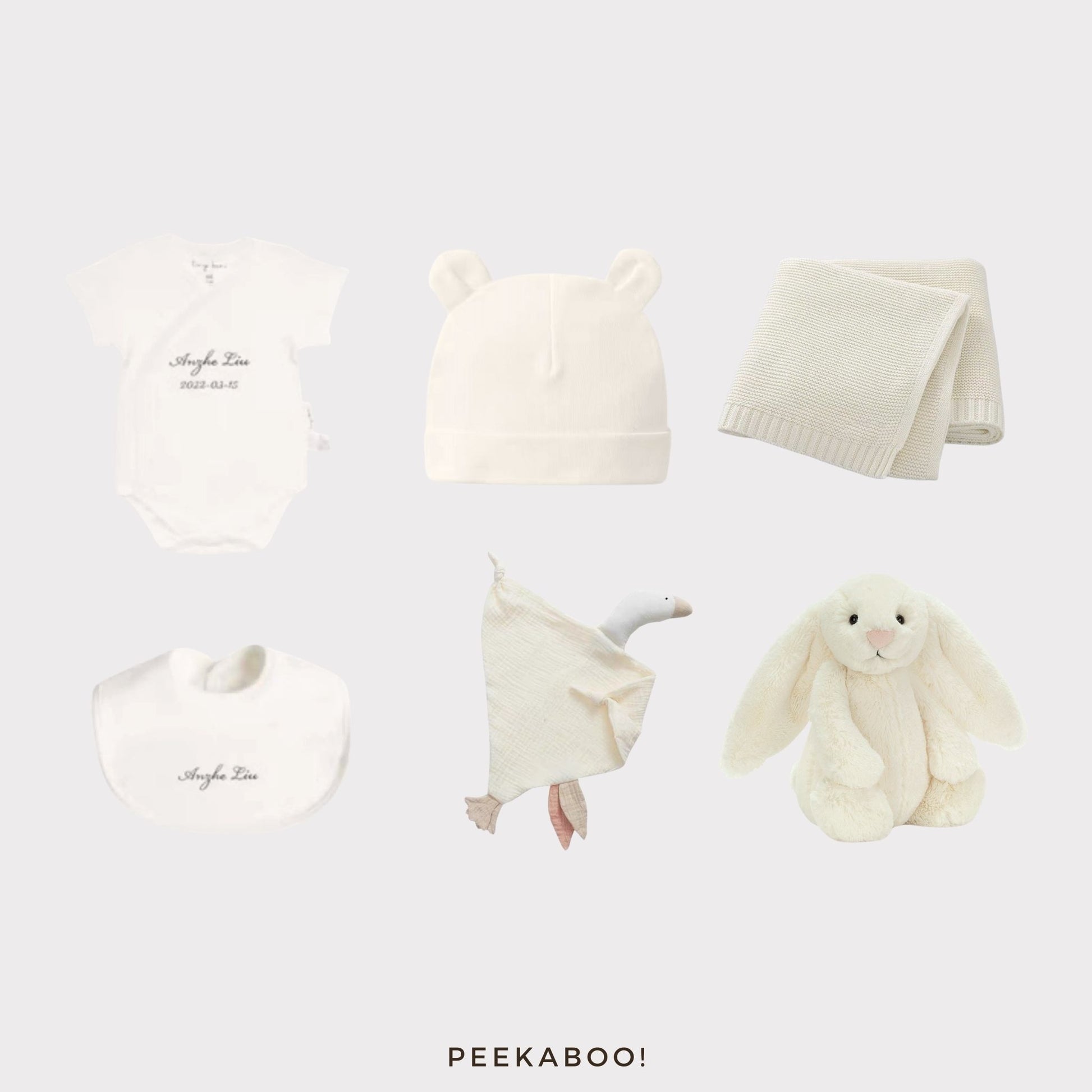 Personalised-Baby-Shower-Giftset-White-Cover-Peekaboo
