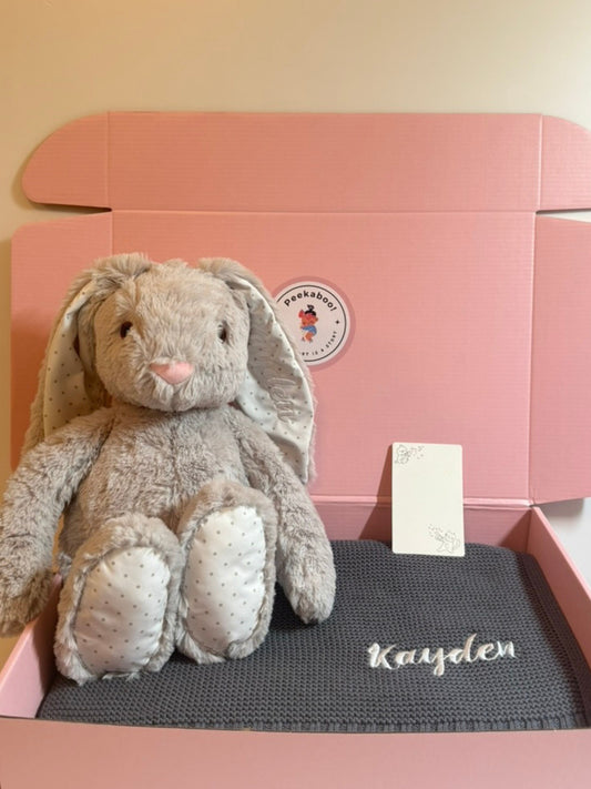 Personalised Baby Sweet Dream Gift Set - Grey