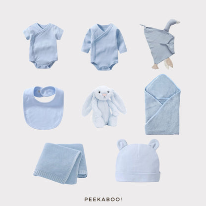 Personalised-Baby-newborn-Giftset-Blue-Cover-Peekaboo