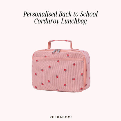 Personalised-Back-to-School-Corduroy-Lunchbag-Pink-Strawberry
