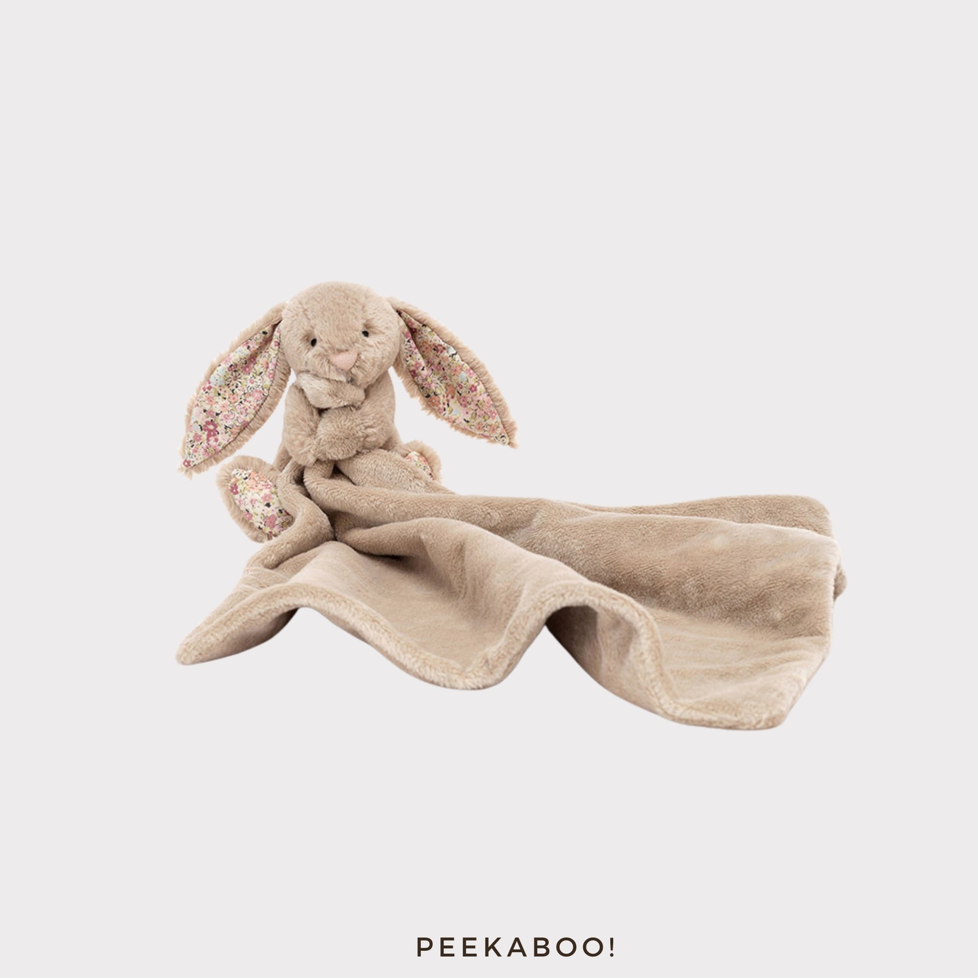 Personalised-Bashful-Beige-Bunny-Petal-Soother-Cover-Peekaboo