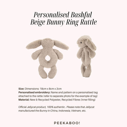 Personalised-Bashful-Beige-Bunny-Ring-Rattle-Details-Peekaboo