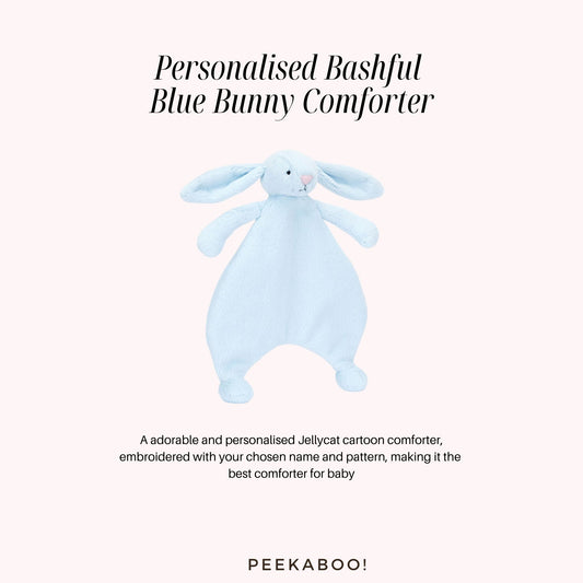 Personalised-Bashful-Blue-Bunny-Comforter-Peekaboo