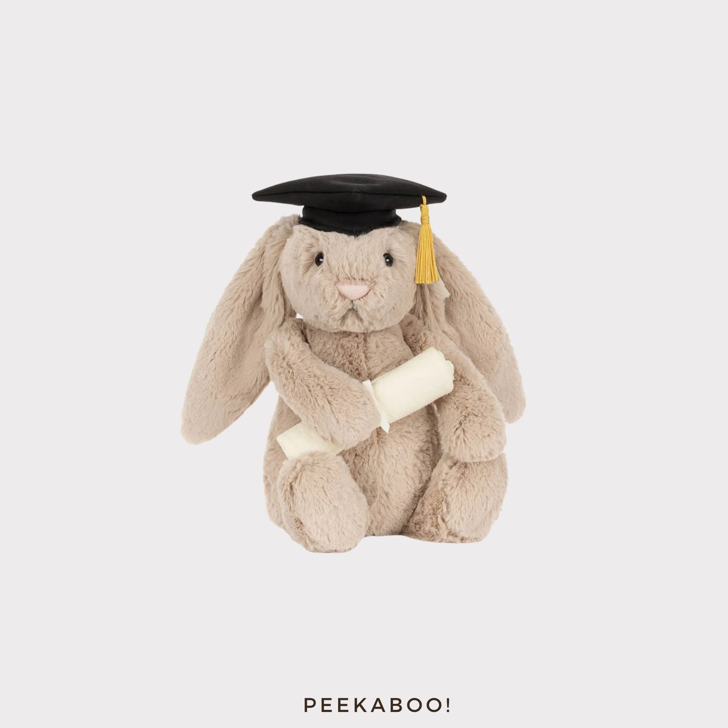 Personalised-Bashful-Bunny-Graduation-Outfit-Cover-Peekaboo