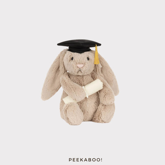 Personalised-Bashful-Bunny-Graduation-Outfit-Cover-Peekaboo