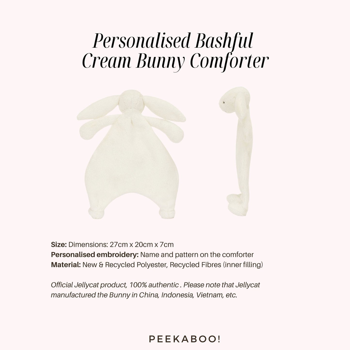 Personalised-Bashful-Cream-Bunny-Comforter-Details-Peekaboo