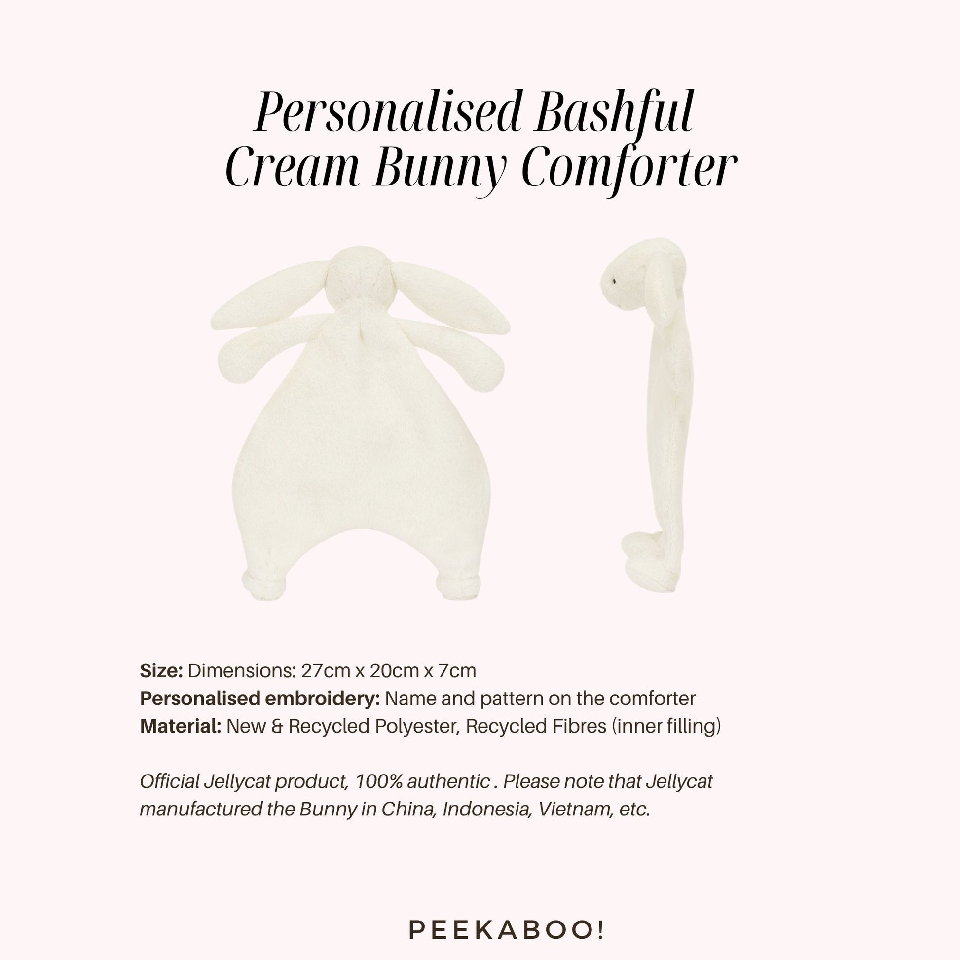 Personalised-Bashful-Cream-Bunny-Comforter-Details-Peekaboo