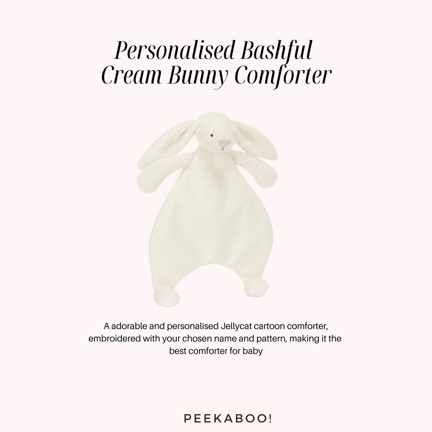 Personalised-Bashful-Cream-Bunny-Comforter-Peekaboo