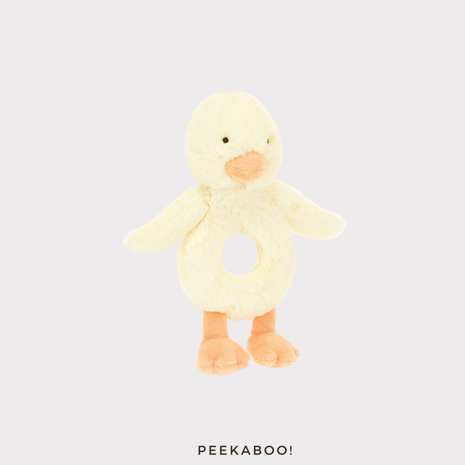 Personalised-Bashful-Duckling-Ring-Rattle-Cover-Peekaboo