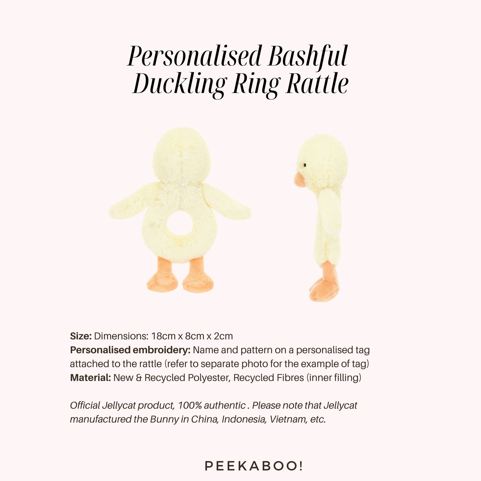 Personalised-Bashful-Duckling-Ring-Rattle-Details-Peekaboo