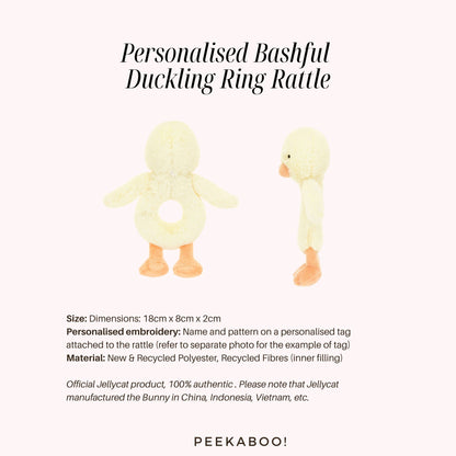 Personalised-Bashful-Duckling-Ring-Rattle-Details-Peekaboo